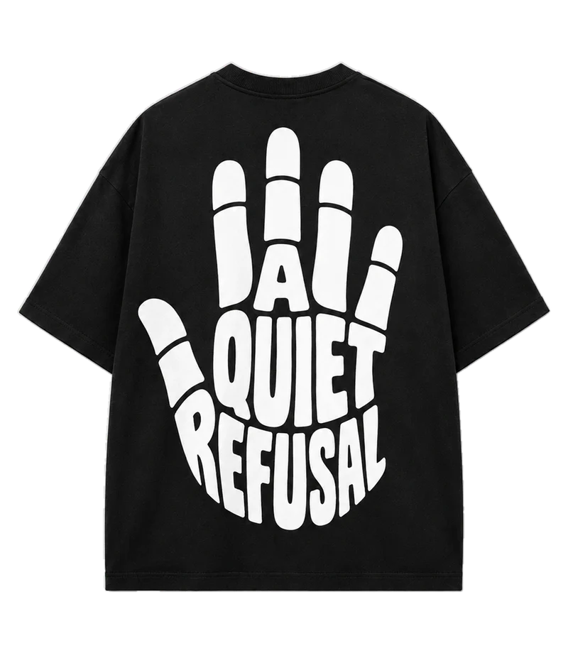 A QUIET REFUSAL, black