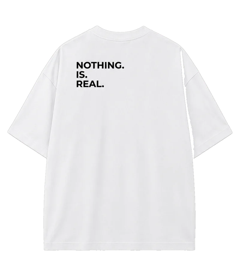 HIGH ON CAPITALISM, white, achterkant