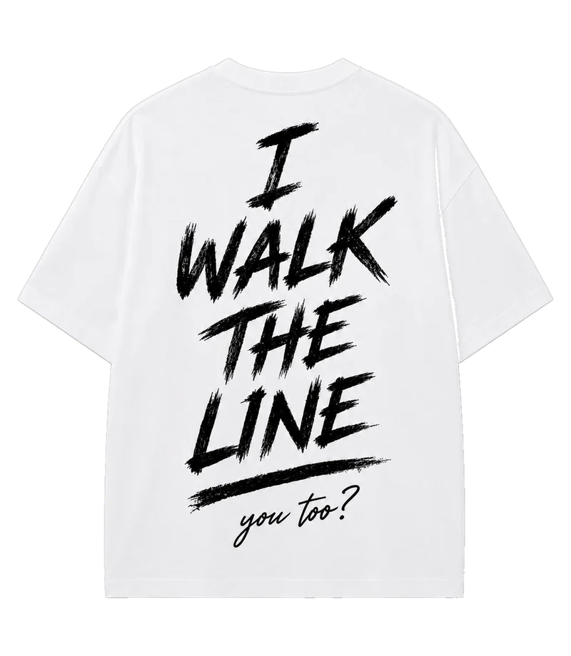 I WALK THE LINE, white