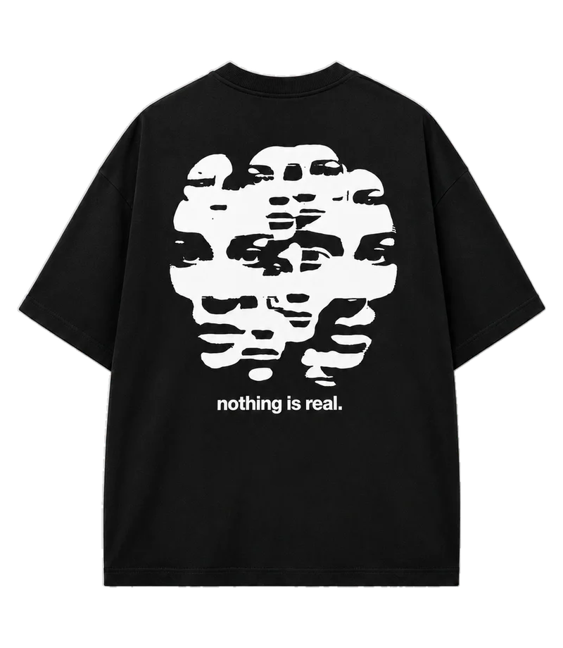 NOTHING IS REAL, black