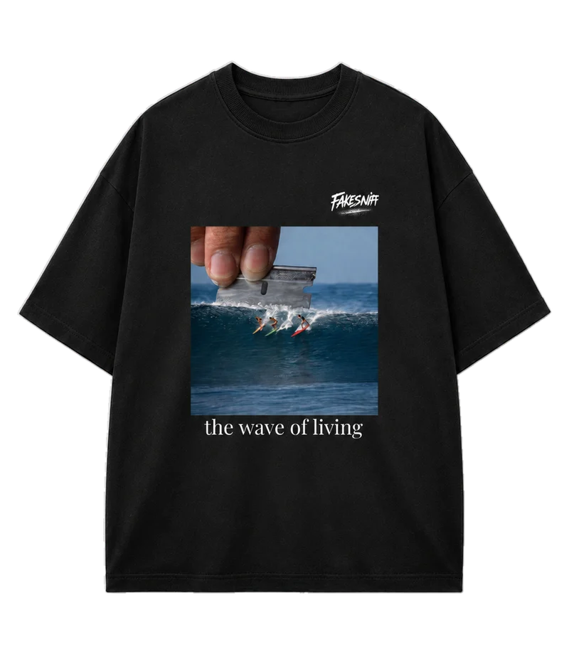 THE WAVE OF LIVING, black